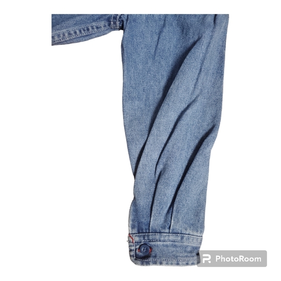 Vintage 1999 Rare Tonka Denim Jean Lightweight Button Down Jacket - Picture 6 of 10